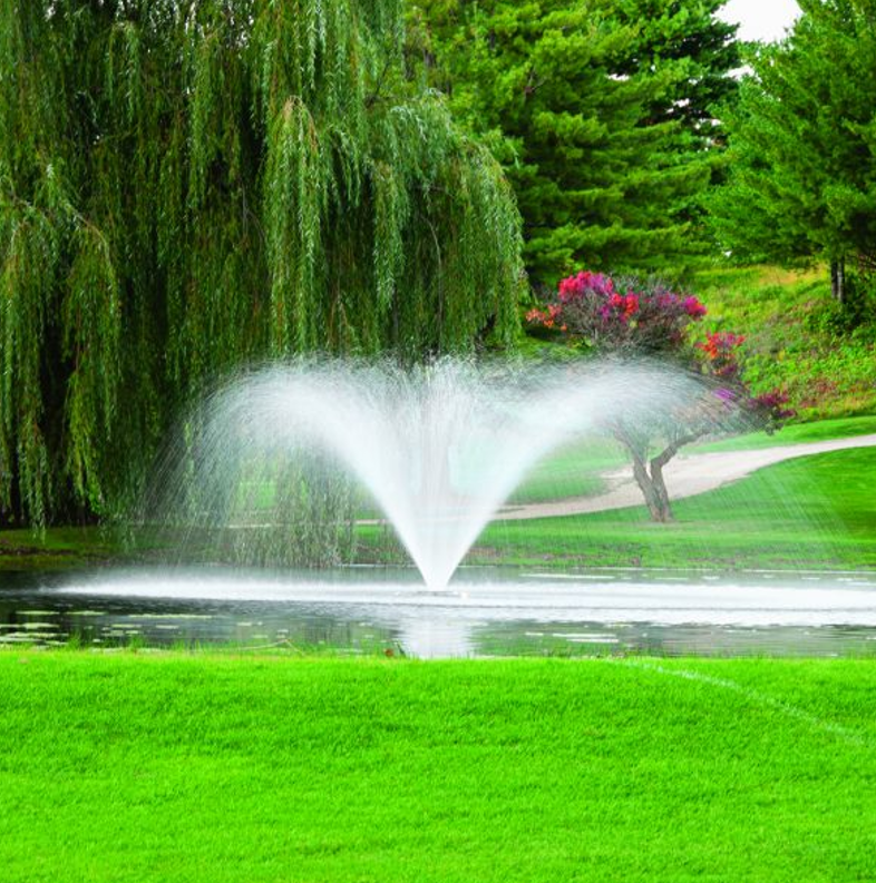Large Pond Fountains Are Not Decoration; They're Water Management Tools